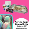 DIY Acrylic Pouring Dipped Easter Egg Kit