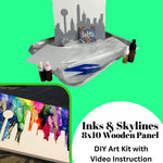 Inks and Skyline DIY Project - 8x10 Board