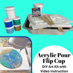 DIY Acrylic Pouring Kit with Flip Cup