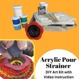 DIY Acrylic Pouring Kit with Strainer