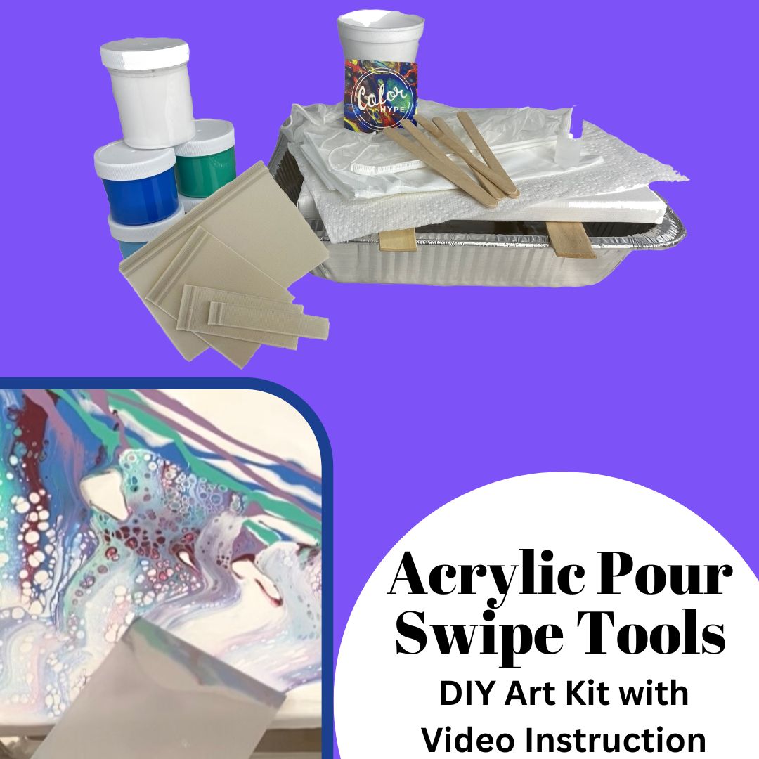 DIY Acrylic Pouring Kit with Swipe Tools – ColorHype